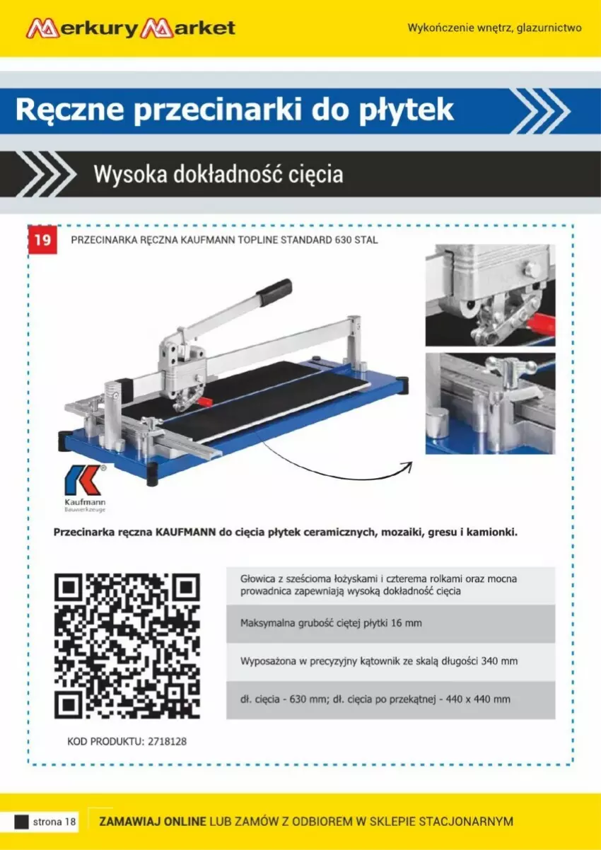 Gazetka promocyjna Merkury Market - ważna 16.11 do 31.12.2024 - strona 10 - produkty: Gres, Lazur, Przecinarka, Ser, Sok