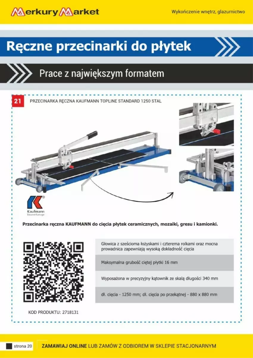 Gazetka promocyjna Merkury Market - ważna 16.11 do 31.12.2024 - strona 13 - produkty: Gres, Lazur, Przecinarka, Ser, Sok