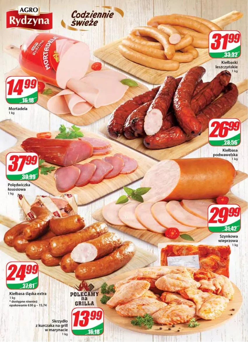 Gazetka promocyjna Dino - G24 - ważna 14.06 do 20.06.2023 - strona 10 - produkty: Grill, Kiełbasa, Kiełbasa śląska, Kurczak, Sos, Szynkowa wieprzowa, Wawel