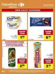Gazetka promocyjna Carrefour - Gazetka Express - Gazetka - ważna od 02.03 do 02.03.2026 - strona 2 - produkty: Piwa, Ser, Gra, Danone, Serek, Czekolada, Tymbark, Danio, Owoce, Napój