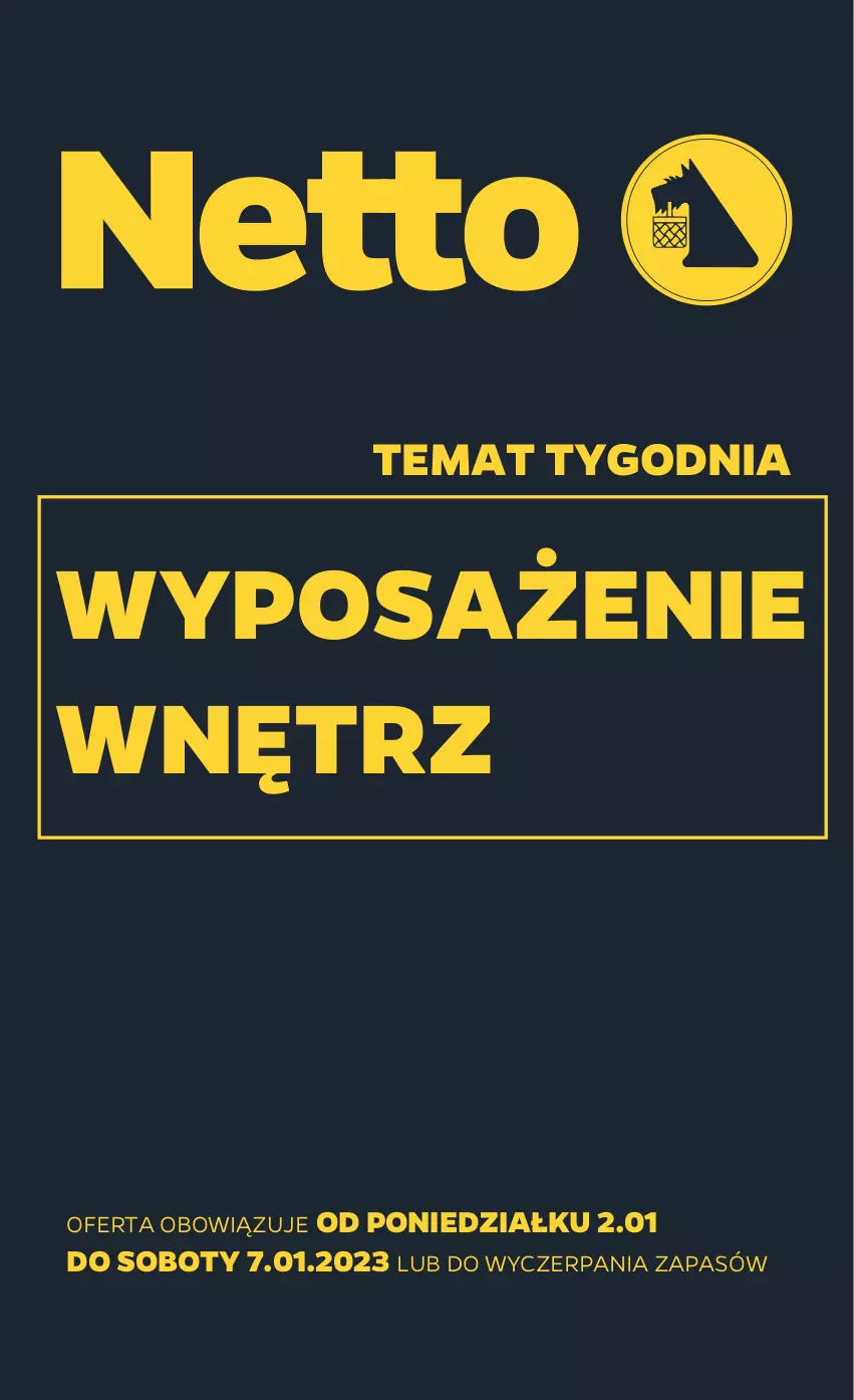 Gazetka promocyjna Netto - Akcesoria i dodatki - ważna 02.01 do 07.01.2023 - strona 1