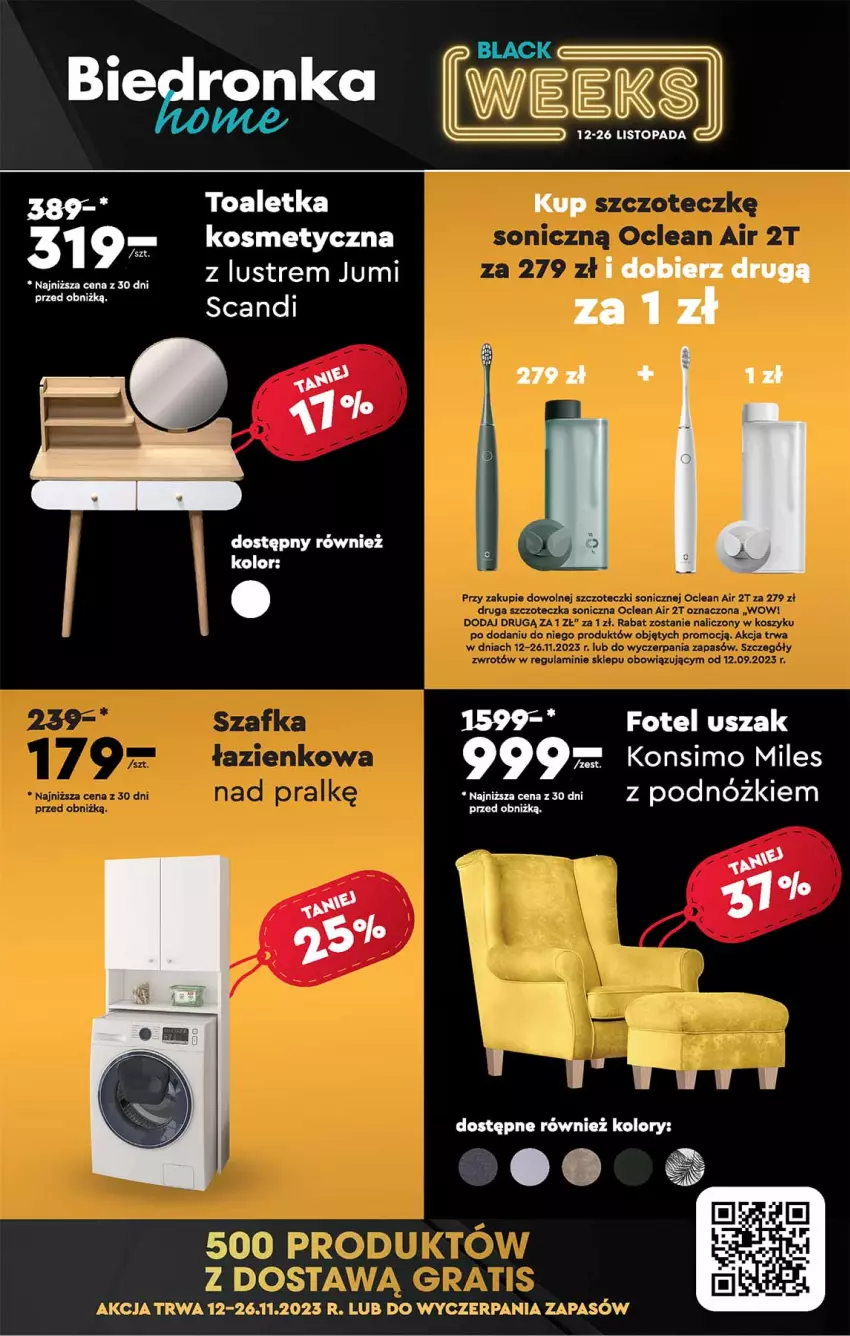 Gazetka promocyjna Biedronka - Od czwartku - ważna 16.11 do 22.11.2023 - strona 61 - produkty: Fotel, Lack, Top