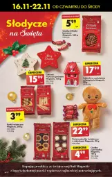 Gazetka promocyjna Biedronka - Od czwartku - Gazetka - ważna od 22.11 do 22.11.2023 - strona 38 - produkty: Ciastka, Cukier, Gwiazda, Rurki, Cukierki