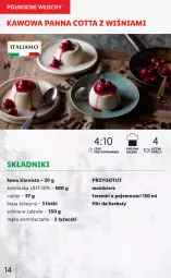 Gazetka promocyjna Lidl - KATALOG ITALIAMO - Gazetka - ważna od 12.02 do 12.02.2022 - strona 14 - produkty: Por, Panna cotta, Cukier, Kawa ziarnista, Kawa, Mąka, Foremki