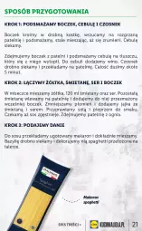 Gazetka promocyjna Lidl - KATALOG ITALIAMO - Gazetka - ważna od 12.02 do 12.02.2022 - strona 21 - produkty: Makaron, Top, Sos, Ser, Rum, Czosnek, Talerz, Pieprz, Spaghetti, Boczek, Bazyl, Wino