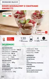 Gazetka promocyjna Lidl - KATALOG ITALIAMO - Gazetka - ważna od 12.02 do 12.02.2022 - strona 34 - produkty: Piec, Ciastka, Młynek do kawy, Sos, Ser, Por, Mus, Papier, Blender ręczny, Blender, Cukier, Migdały, Sito, Młynek, Czekolada mleczna, Maliny, Czekolada, Oliwa z oliwek, Deser, Mięta