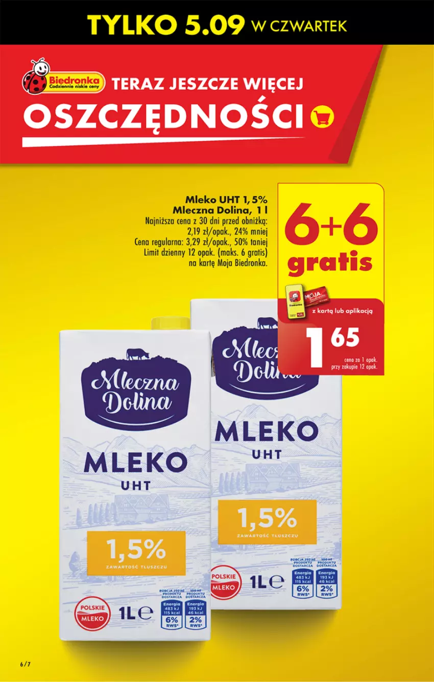 Gazetka promocyjna Biedronka - Od Czwartku - ważna 05.09 do 11.09.2024 - strona 6 - produkty: Gra, Mleko, Tera