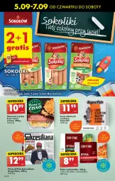 Gazetka promocyjna Biedronka - Od Czwartku - Gazetka - ważna od 11.09 do 11.09.2024 - strona 34 - produkty: Sos, Sok, Ser, Gra, Ryba, Parówki, Szynka, Pizza, Burger, Ryba z piekarnika, Piekarnik