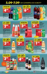 Gazetka promocyjna Biedronka - Od Czwartku - Gazetka - ważna od 11.09 do 11.09.2024 - strona 60 - produkty: Sok, Por, Mirinda, Pepsi, Sok jabłkowy, Hellena, Napój gazowany, Syrop, Napój niegazowany, Mango, Napój, Nektar, Hortex