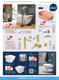 Gazetka promocyjna Komfort - Gazetka - ważna od 07.01 do 07.01.2025 - strona 35 - produkty: Zestaw prysznicowy, Miska wisząca, Wanna, Syfon, Umywalka, Miska