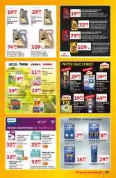 Gazetka promocyjna Auchan - Znane Lubiane Marki Hipermarkety - Gazetka - ważna od 08.06 do 08.06.2022 - strona 39 - produkty: Philips, Olej silnikowy, Tarka, Presto, Baterie alkaliczne, Latarka, Płyn do spryskiwaczy, Woda, Olej, Lakier