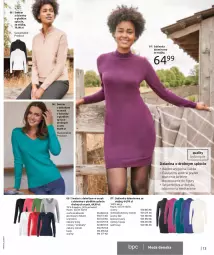 Gazetka promocyjna Bonprix - Zimowe klimaty - Gazetka - ważna od 24.04 do 24.04.2023 - strona 15 - produkty: Sweter, Ser, Por, Serek, Wełna, Sukienka