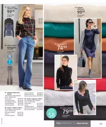Gazetka promocyjna Bonprix - Zimowe klimaty - Gazetka - ważna od 24.04 do 24.04.2023 - strona 65 - produkty: Sweter, Gra, Granat, Dżinsy, Wełna, Sukienka