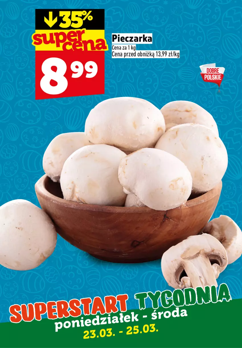 Gazetka promocyjna Topaz - Gazetka - ważna 23.03 do 25.03.2026 - strona 2 - produkty: Piec, Pieczarka