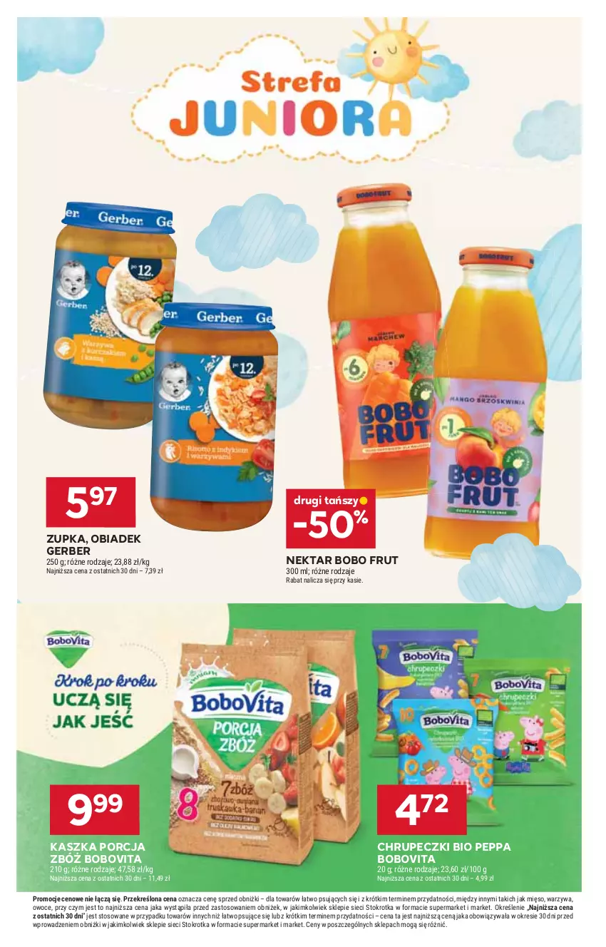 Gazetka promocyjna Stokrotka - Market - ważna 22.12 do 28.12.2025 - strona 28 - produkty: BoboVita, Gerber, Mięso, Nektar, Owoce, Por, Vita C, Warzywa