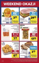 Gazetka promocyjna Carrefour - Gazetka Weekend okazji już od czwartku! - Gazetka - ważna od 21.02 do 21.02.2026 - strona 2 - produkty: Ser, Pomarańcze, LANA, Sałat, Bułka, Fa