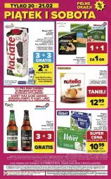 Gazetka promocyjna Carrefour - Gazetka Weekend okazji już od czwartku! - Gazetka - ważna od 21.02 do 21.02.2026 - strona 8 - produkty: Piwa, Piwo, Piec, Ciastka, Nutella, Por, Koc, Gra, Papier, Parówki, Królik, Papier toaletowy, Velvet, Rolki, Okocim, Mleko, LG, Fa