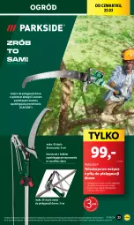 Gazetka promocyjna Lidl - GAZETKA - Gazetka - ważna od 24.02 do 24.02.2024 - strona 29 - produkty: Parkside, Teleskop, Top, Noż, Nożyce, Ogród, Dźwig