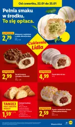 Gazetka promocyjna Lidl - GAZETKA - Gazetka - ważna od 25.01 do 25.01.2026 - strona 25 - produkty: Pączek, Cukier, Róża, Croissant