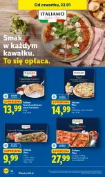 Gazetka promocyjna Lidl - GAZETKA - Gazetka - ważna od 25.01 do 25.01.2026 - strona 30 - produkty: Ser, Focaccia, Kawa, Pizza, Orka