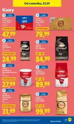 Gazetka promocyjna Lidl - GAZETKA - Gazetka - ważna od 25.01 do 25.01.2026 - strona 39 - produkty: Kawa ziarnista, Kawa mielona, Kawa, Lavazza