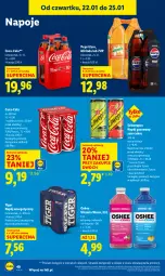 Gazetka promocyjna Lidl - GAZETKA - Gazetka - ważna od 25.01 do 25.01.2026 - strona 40 - produkty: 7up, Napój energetyczny, Mirinda, Coca-Cola, Napoje, Pepsi, Tiger, Schweppes, Napój gazowany, Oshee, Napój, Magnez