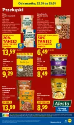 Gazetka promocyjna Lidl - GAZETKA - Gazetka - ważna od 25.01 do 25.01.2026 - strona 45 - produkty: Migdały łuskane, Migdały, Pestki dyni, Imbir