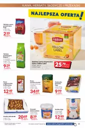 Gazetka promocyjna Makro - [Oferta promocyjna] Artykuły spożywcze i przemysłowe - Gazetka - ważna od 04.04 do 04.04.2022 - strona 13 - produkty: Ciastka, Kawa rozpuszczalna, Gra, Orzeszki, Kawa ziarnista, Saga, Kawa, Tortilla, Herbata czarna, Tago, Lipton, Tortilla Chips, Jacobs, Orzeszki ziemne, Herbata