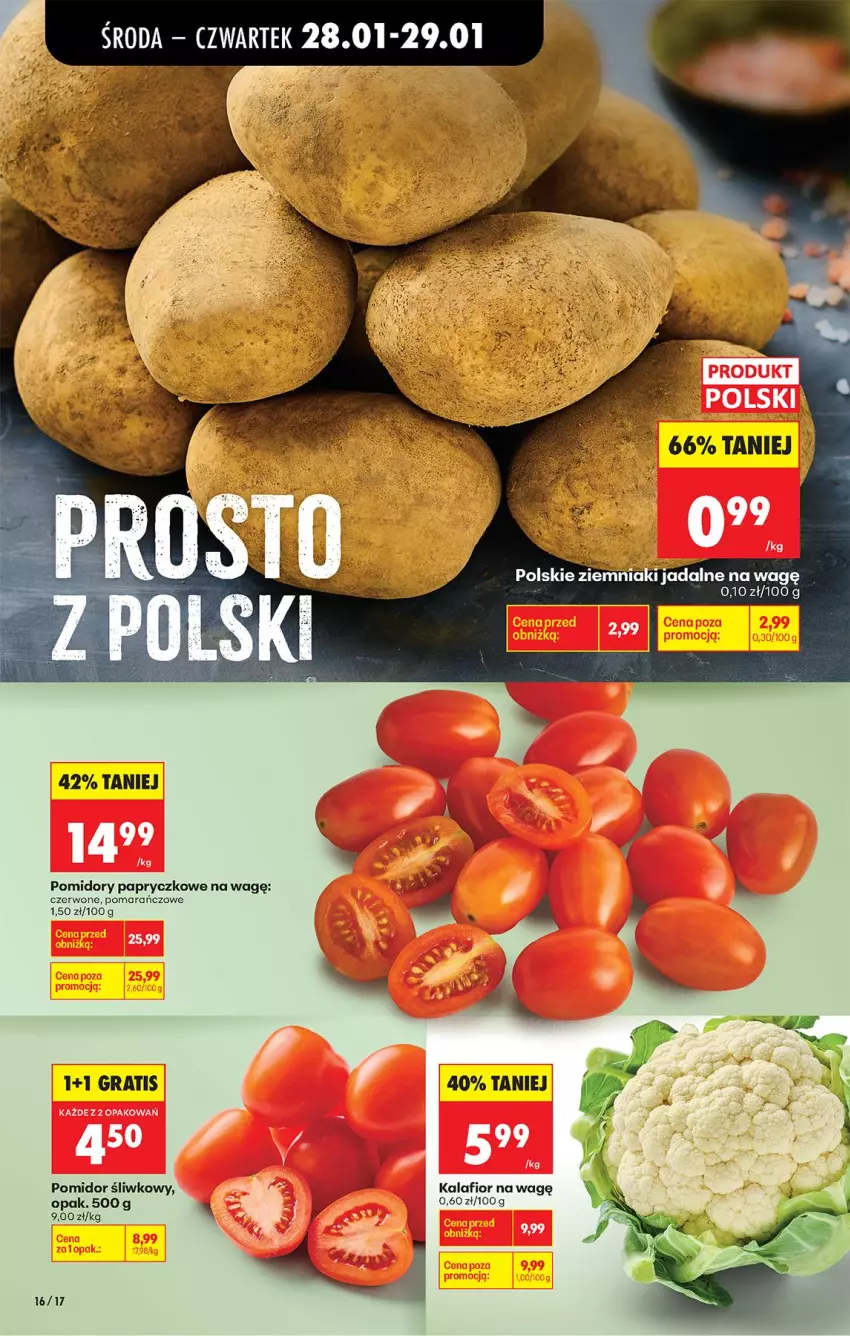 Gazetka promocyjna Biedronka - Gazetka - ważna 28.01 do 04.02.2026 - strona 18 - produkty: Gra, Pomidory, Ziemniaki