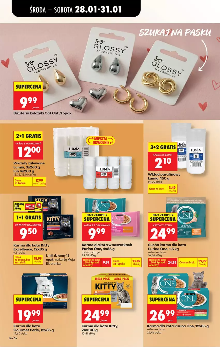 Gazetka promocyjna Biedronka - Gazetka - ważna 28.01 do 04.02.2026 - strona 60 - produkty: Bizuteria, Gra, Kolczyki, Pur, Purina, Sucha karma