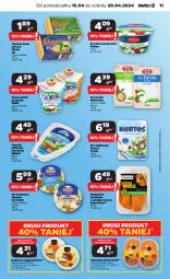 Gazetka promocyjna Netto - Od Poniedziałku - Gazetka - ważna od 20.04 do 20.04.2024 - strona 11 - produkty: Mozzarella, Hummus, Top, Ser, Mus, Twaróg, Favita, Mlekovita, Lion, Sałat, Serek, Hochland, Twaróg półtłusty, Mleko, Fa