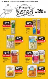 Gazetka promocyjna Netto - Od Poniedziałku - Gazetka - ważna od 20.04 do 20.04.2024 - strona 12 - produkty: Piec, Kurczak, Krokiety, Kebab z kurczaka, Kopytka, Zapiekanka, Pieczarka, Burger, Kapustą, Kebab