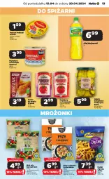 Gazetka promocyjna Netto - Od Poniedziałku - Gazetka - ważna od 20.04 do 20.04.2024 - strona 13 - produkty: Prymat, Kujawski, Paprykarz, Papryka, Pasztet, Podlaski, Frytki, Paprykarz szczeciński, Olej, Pomidory