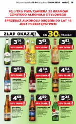 Gazetka promocyjna Netto - Od Poniedziałku - Gazetka - ważna od 20.04 do 20.04.2024 - strona 19 - produkty: Piwa, Piwo, Książęce, Gra, Ice tea, Pilsner Urquell