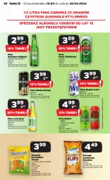 Gazetka promocyjna Netto - Od Poniedziałku - Gazetka - ważna od 20.04 do 20.04.2024 - strona 20 - produkty: Piwa, Piwo, Ser, Gin, Gra, Beskidzki, Heineken, Chrupki, Warka, Perła, Aksam