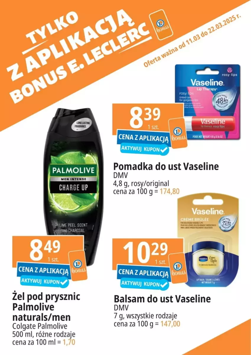 Gazetka promocyjna E Leclerc - ważna 11.03 do 22.03.2025 - strona 3 - produkty: Balsam do ust, Colgate, Gin, LG, Palmolive