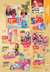 Gazetka promocyjna Auchan - Gazetka Magia Zabawek Hipermarket Auchan - Gazetka - ważna od 29.11 do 29.11.2023 - strona 9 - produkty: Ciastka, Sok, Ser, Barbie, Lalka, Mobil