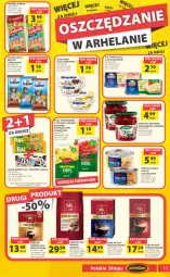 Gazetka promocyjna Arhelan - Gazetka - Gazetka - ważna od 01.10 do 01.10.2023 - strona 13 - produkty: Ser topiony, Lubisie, Parówki sokoliki, Top, Sos, Sok, Ser, Ba!, Danone, Sokołów, Parówki, Kisiel, Kawa, Konfitura, Serek, Hochland, Tuńczyk, Baton, Danio, Delecta, Wino, Olej, Herbapol