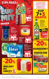 Gazetka promocyjna Kaufland - OFERTA TYGODNIA - Gazetka - ważna od 07.09 do 07.09.2022 - strona 3 - produkty: Piwa, Piwo, Tchibo, Dawtona, Kawa rozpuszczalna, Sok, Ser, Rum, Gra, Papier, Sokołów, Kawa, Papier toaletowy, Velvet, Perła, Tymbark, Znicz, Napój niegazowany, Waga, Napój, Kukurydza