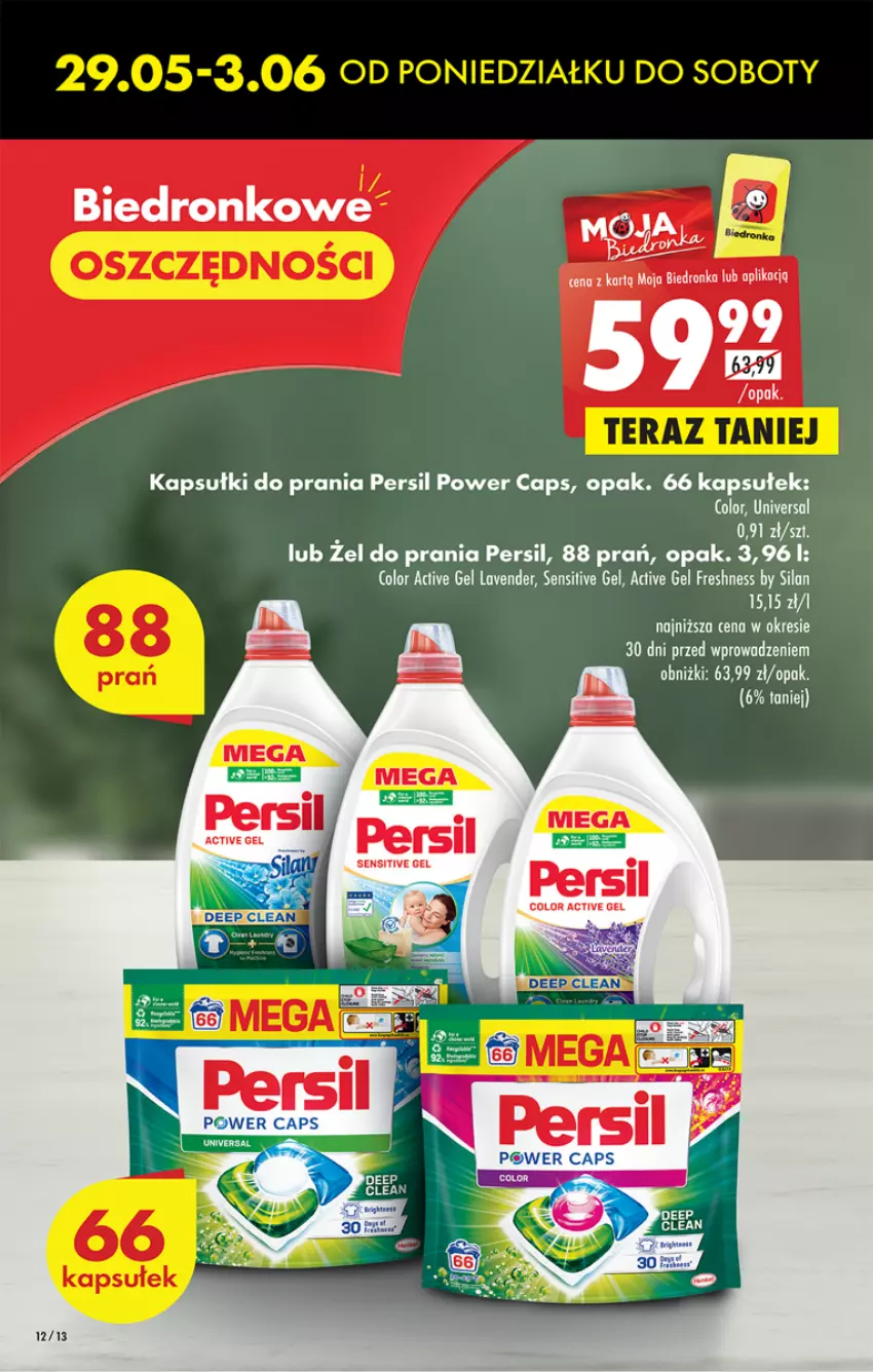 Gazetka promocyjna Biedronka - ważna 29.05 do 03.06.2023 - strona 12 - produkty: Persil