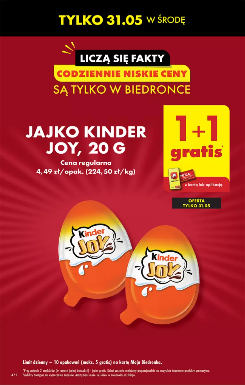 Gazetka promocyjna Biedronka - ważna 29.05 do 03.06.2023 - strona 4 - produkty: Gra, Kinder, Por, Rama, Robot, Tran