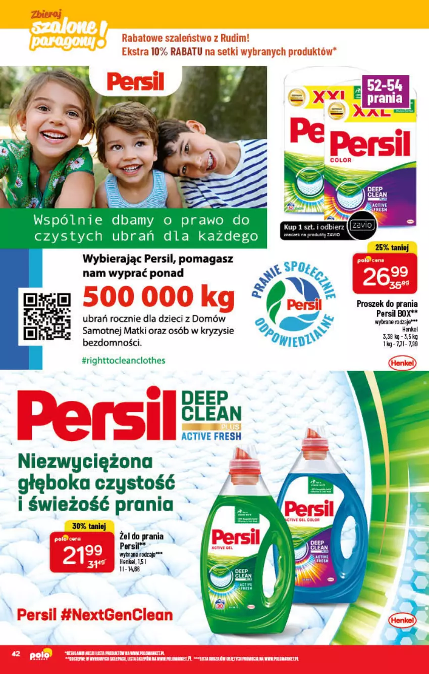 Gazetka promocyjna PoloMarket - Gazetka pomocyjna - ważna 02.03 do 08.03.2022 - strona 42 - produkty: Dzieci, Persil, Proszek do prania