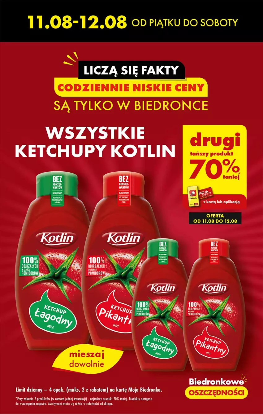 Gazetka promocyjna Biedronka - Od czwartku - ważna 10.08 do 16.08.2023 - strona 13 - produkty: Ketchup, Kotlin, Rama