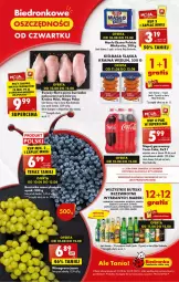 Gazetka promocyjna Biedronka - Od czwartku - Gazetka - ważna od 16.08 do 16.08.2023 - strona 1 - produkty: Piwa, Kurczak, Książęce, STP, Gra, Borówka, Borówka amerykańska, Filet z piersi kurczaka, Somersby, Heineken, Coca-Cola, Tera, Desperados, Carlsberg, Napój gazowany, Wino, Karmi, Napój, Kiełbasa, Captain Jack, Kiełbasa śląska