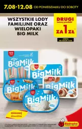 Gazetka promocyjna Biedronka - Od czwartku - Gazetka - ważna od 16.08 do 16.08.2023 - strona 15 - produkty: Rama, Big Milk, Tran, Lody, Fa