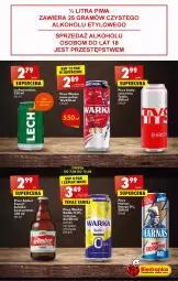 Gazetka promocyjna Biedronka - Od czwartku - Gazetka - ważna od 16.08 do 16.08.2023 - strona 45 - produkty: Piwa, Piwo, Gra, Tyskie, Warka, Lech Premium