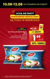 Gazetka promocyjna Biedronka - Od czwartku - Gazetka - ważna od 16.08 do 16.08.2023 - strona 6 - produkty: Mozzarella, Ser, Por, Gra, Rama, Tran