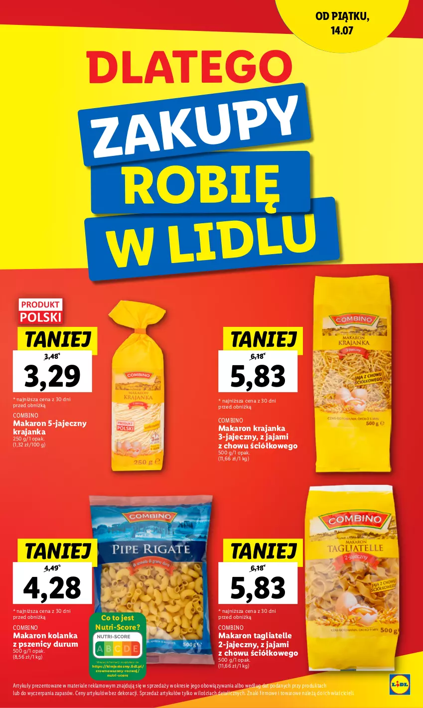 Gazetka promocyjna Lidl - GAZETKA - ważna 20.07 do 22.07.2023 - strona 39 - produkty: Jaja, Makaron, Rum, Tagliatelle, Wazon