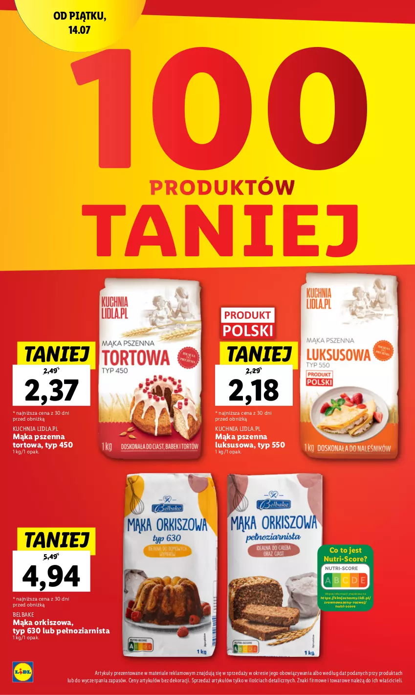 Gazetka promocyjna Lidl - GAZETKA - ważna 20.07 do 22.07.2023 - strona 42 - produkty: Kuchnia, Mąka, Mąka pszenna, Wazon