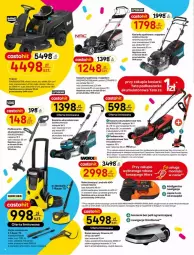 Gazetka promocyjna Castorama - Gazetka - ważna od 21.04 do 21.04.2025 - strona 11 - produkty: Sos, Gra, Przewód, Kosiarka spalinowa z napędem, Rama, Kosz, Warka, Robot, Astor, Kasza, Kosiarka, Traktor, Intel, Akumulator, LG, Fa
